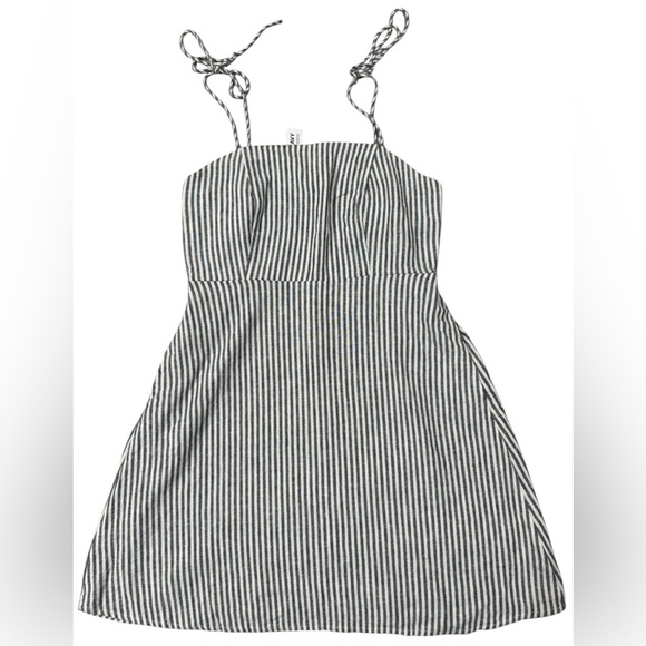 NWT Old Navy Fit & Flare Matching Tie- Strap Mini Dress Size L - Picture 1 of 5